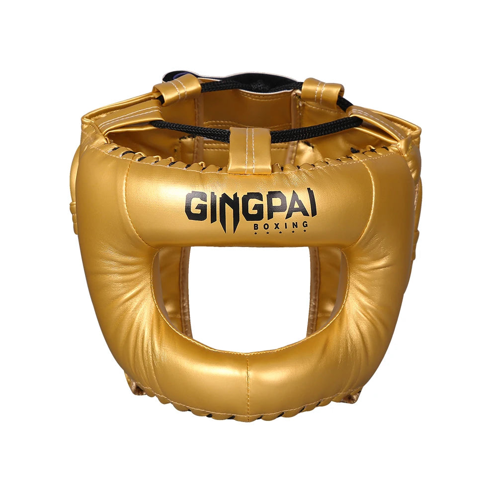 Protección de cabeza para boxeo Equipo de fitness para adultos Casco cerrado aprobado para deportes completo Hombres Mujeres Cascos Sanda Protector de cabeza para niños