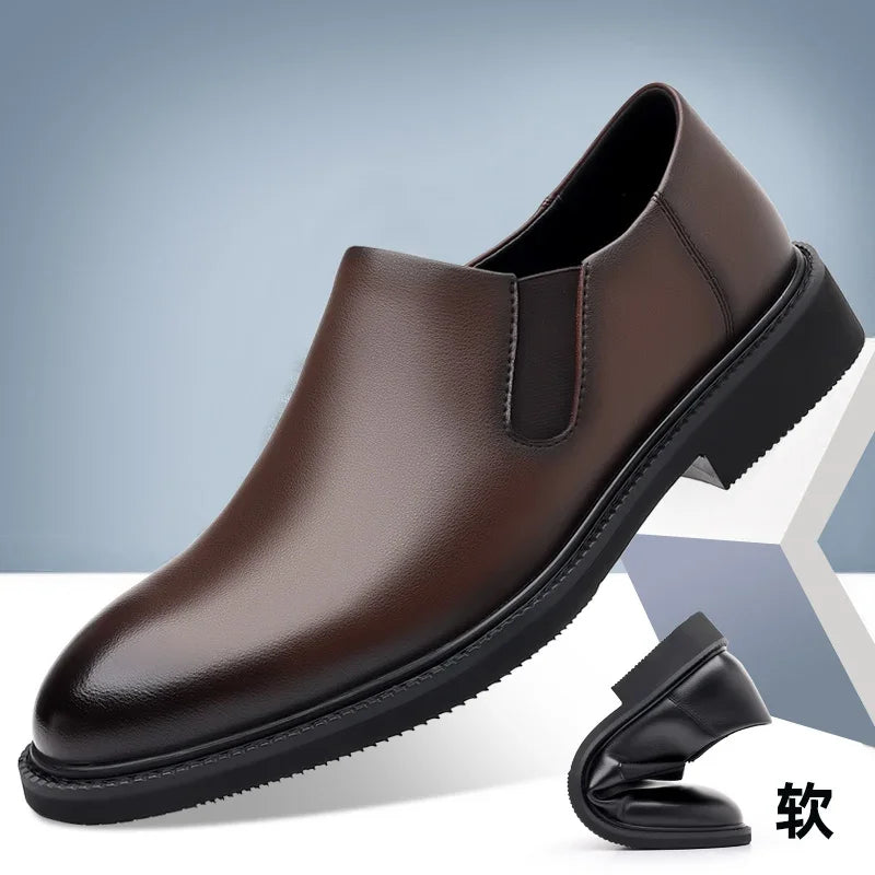 Zapatos formales italianos para hombre, zapatos de vestir de negocios de cuero para boda, zapatos Oxford para hombre, zapatos de oficina Scarpe Uomo Eleganti