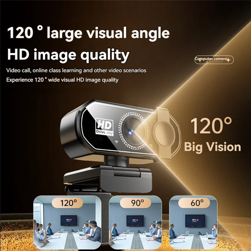 Ingenious-Dual Mic HD USB Webkameramikrofon For PC Laptop Zoom Videosamtaler For Datamaskin Webkamera