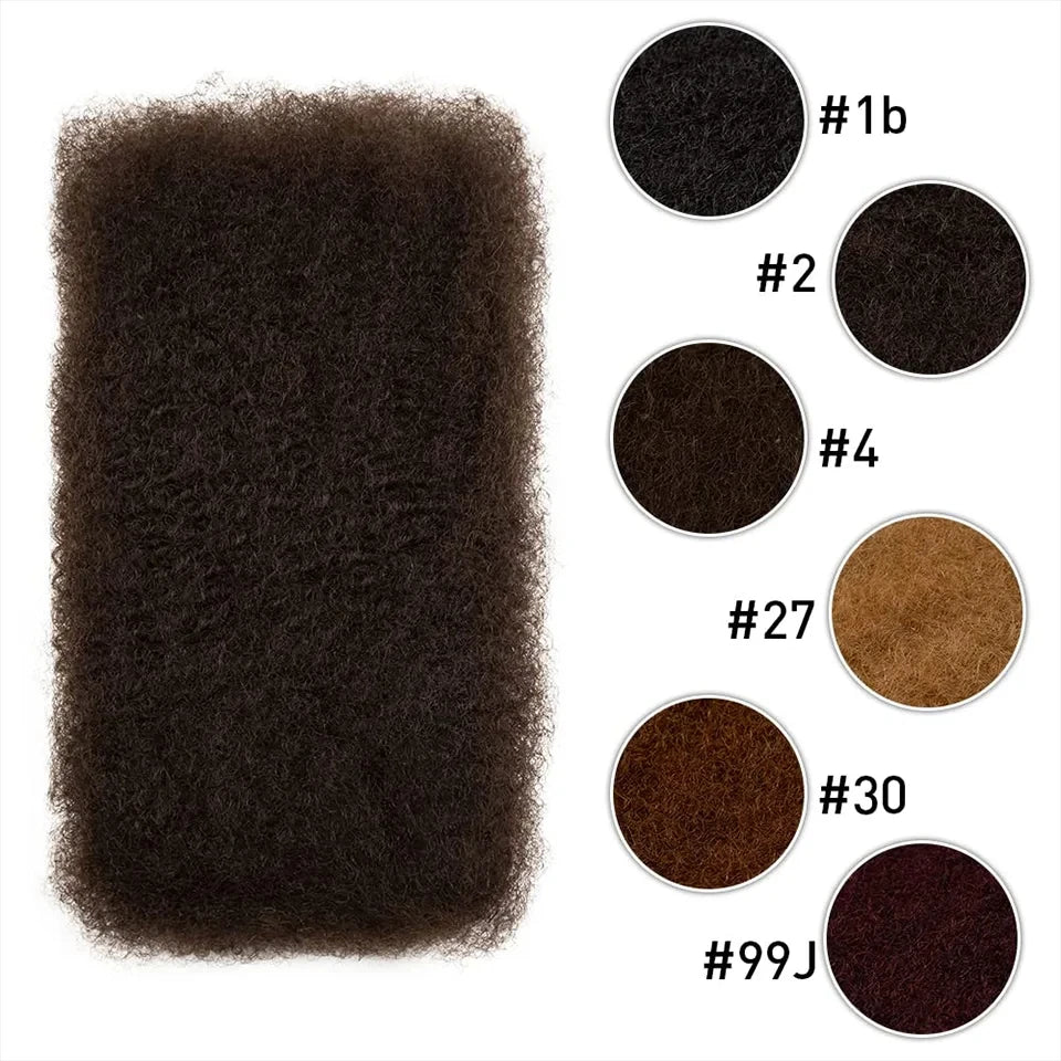 Cheveux Afro Crépus en Vrac, Doux et Légers, 100% Cheveux Humains à Texture Naturelle, Confortables et Durables, Cheveux Vierge Grade 16A