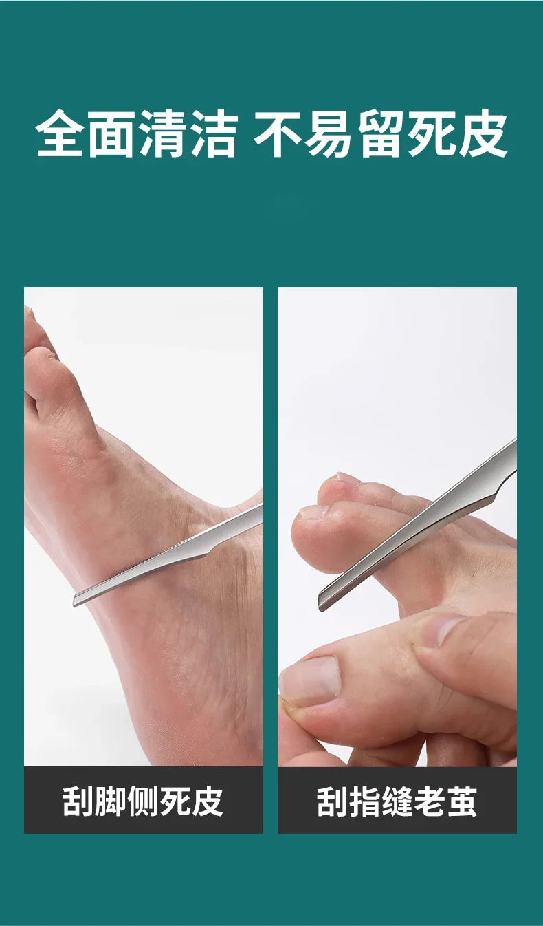 Manikyr Pedikyrverktøy Tåneglbarbermaskin Føtter Pedikyrknivsett Fothårfil Fjerner Død Hud Fotpleieverktøy