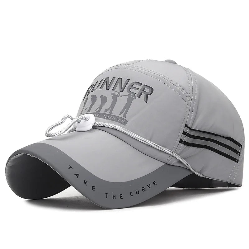 Gorra de béisbol ajustable y transpirable con visera extendida para hombre y mujer, gorra de sol con visera, gorra de béisbol snapback de moda para niños y niñas