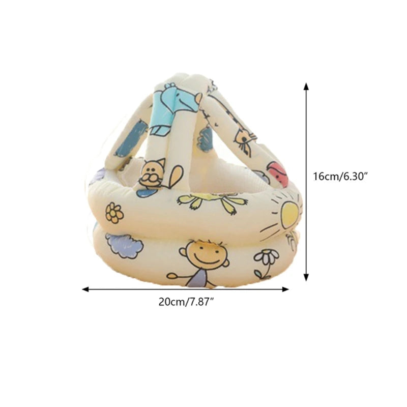 Gorro protector de cabeza para bebés, niñas y niños, para aprender a caminar, talla ajustable, protector de cabeza anticaídas, casco, protectores de cabeza para bebés