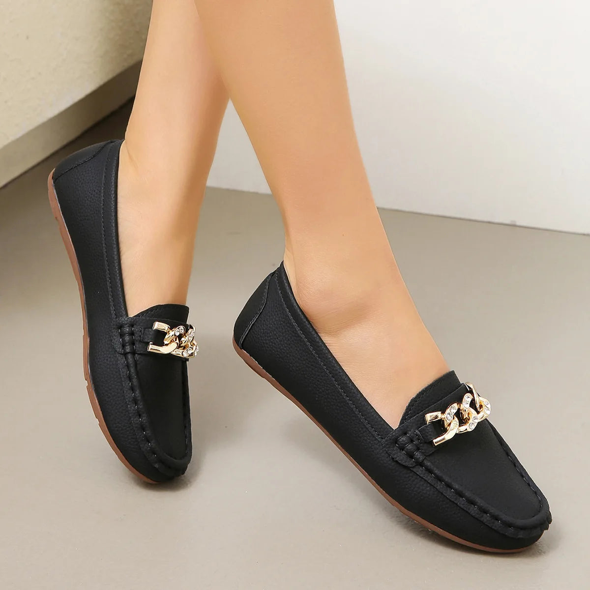 Zapatos de mujer, verano, nuevos, suela plana, zapatos individuales con suela suave y cómoda, transpirables, zapatos casuales, mocasines, zapatillas de mujer.