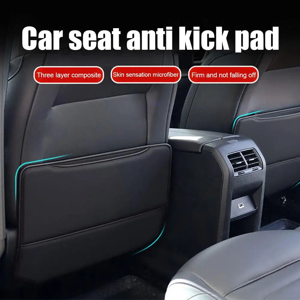 High Quality Car Seat Kid Protector PU Leather Car Seat Back Cover Protector for Kids Rear Car Car Kick Mat Pad Seat Protector