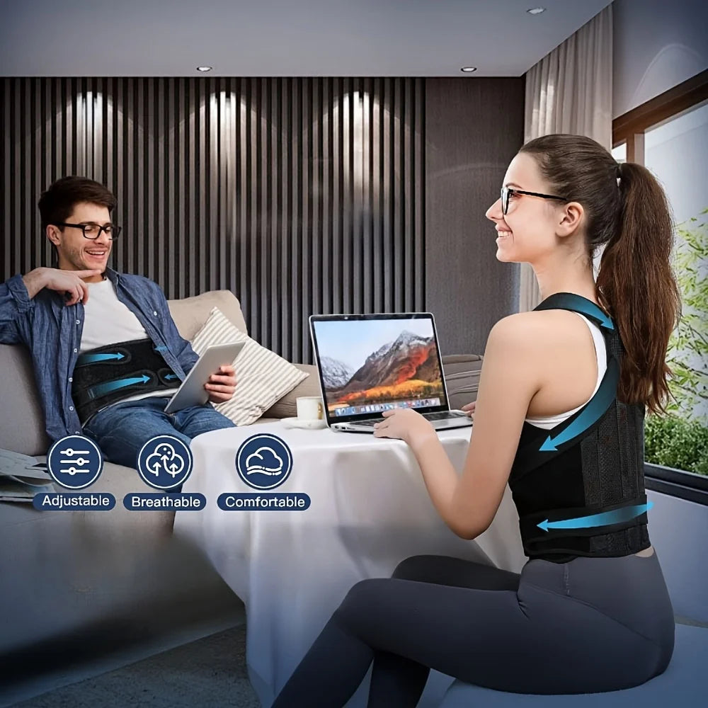 Faja ajustable para soporte postural