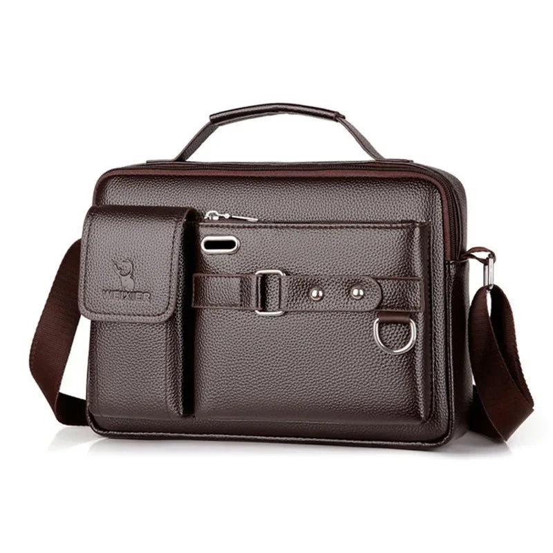 Bolsos Cruzados para Hombre Bolsos de Hombro Impermeables Multifunción Viaje Trabajo Negocios