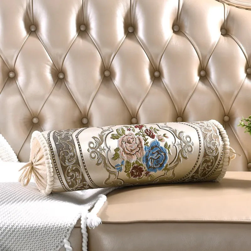 Fundas de almohada cilíndricas europeas para caramelos, fundas de almohada para el cuello para adultos, fundas de cojín de trigo sarraceno, funda de almohada cervical ortopédica
