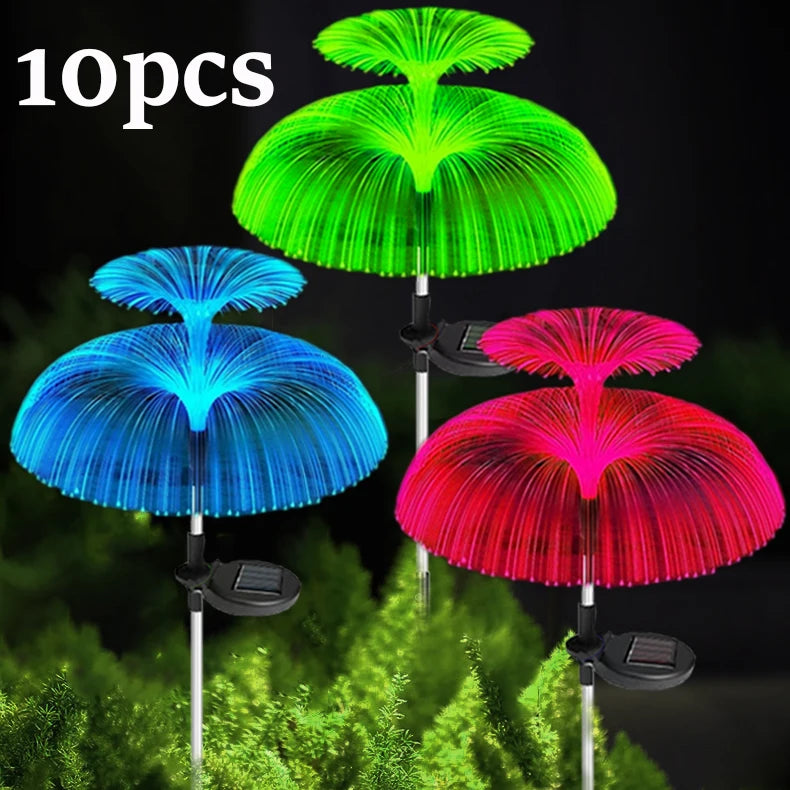 Solar Jellyfish Lights – 7-Color Changing Garden Decor