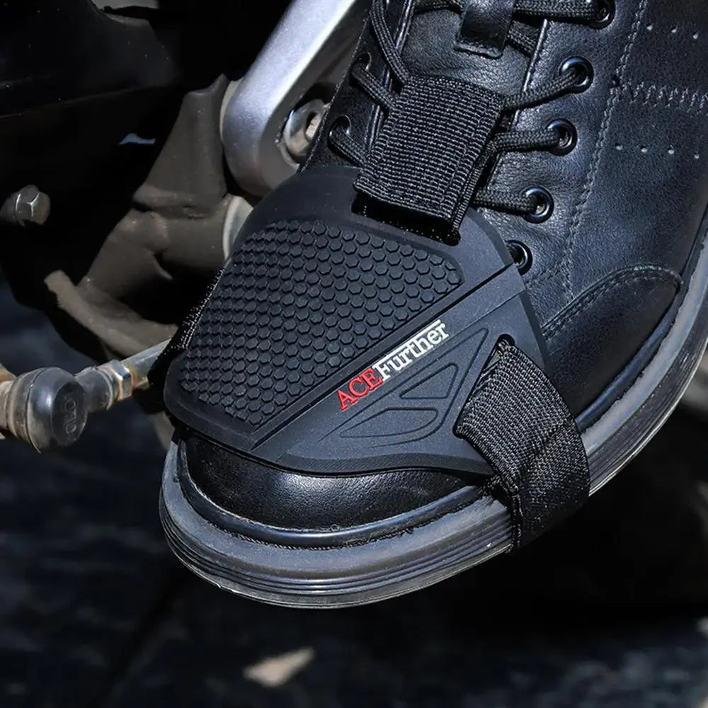 Funda antideslizante e impermeable para palanca de cambios de moto para hombres, protector duradero de bota de motocross, protección de zapato ajustable