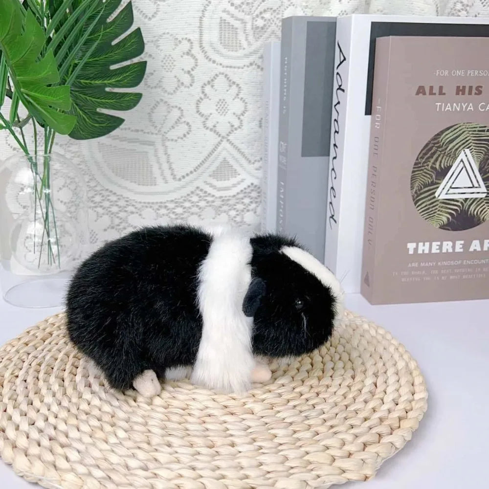 Cartoon Stuffed Animals Guinea Pig Stuffed Cute Dolls Real Life Plush Mouse Dolls 18cm Fluffty Hamster Doll Children Gift