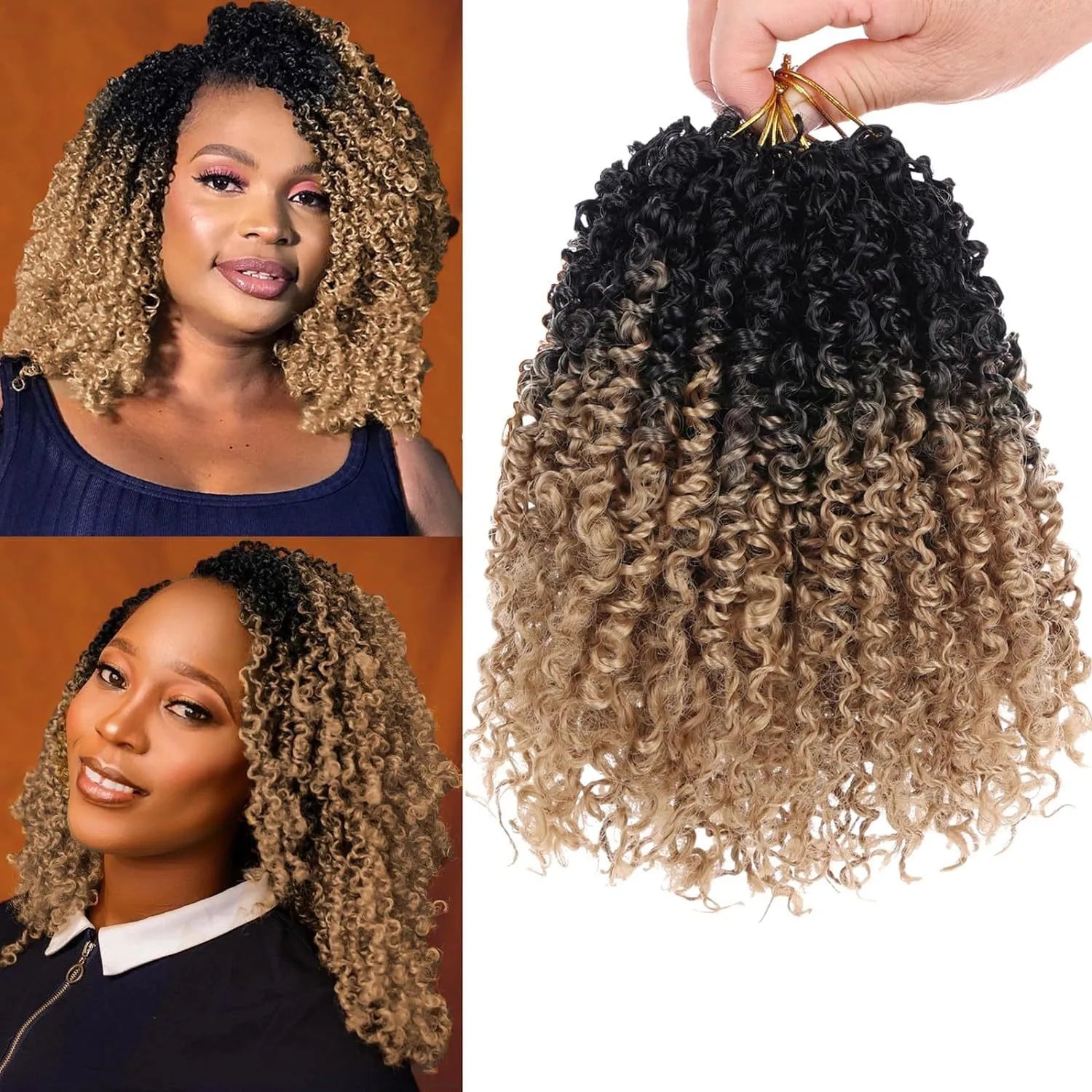 Ombre Yanky Twists Crochet Hair