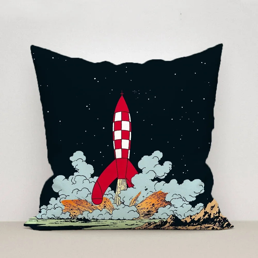 Putetrekk til sofa 45*45 Tintines putetrekk 45x45 dekorativt putetrekk dekor 40x40 puter til stue