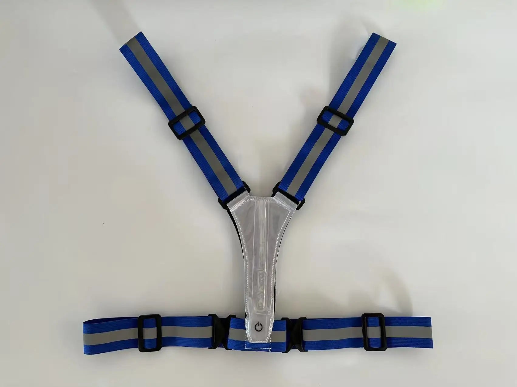 LED-reflekterende tanktopp for nattløping, høy elastisk utendørs sportsklær, sykkel- og løpeutstyr