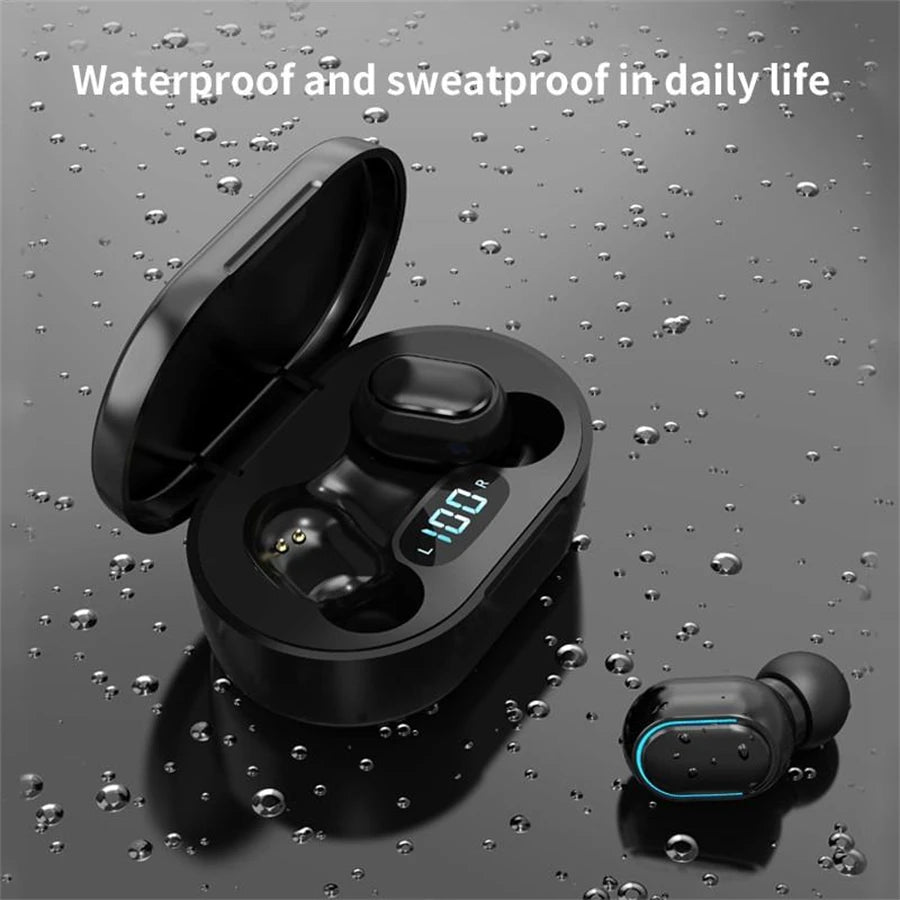 Auriculares inalámbricos E7S TWS Auriculares Bluetooth Sonido HIFI sin pérdidas Auriculares deportivos impermeables para todos los smartphones