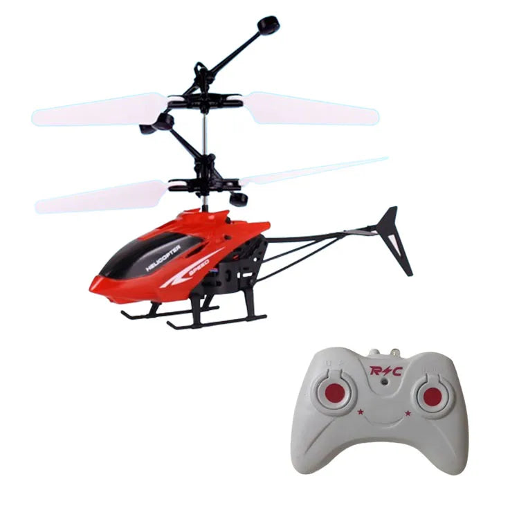 Mini dron RC recargable a prueba de caídas, helicópteros RC seguros, juguetes para niños