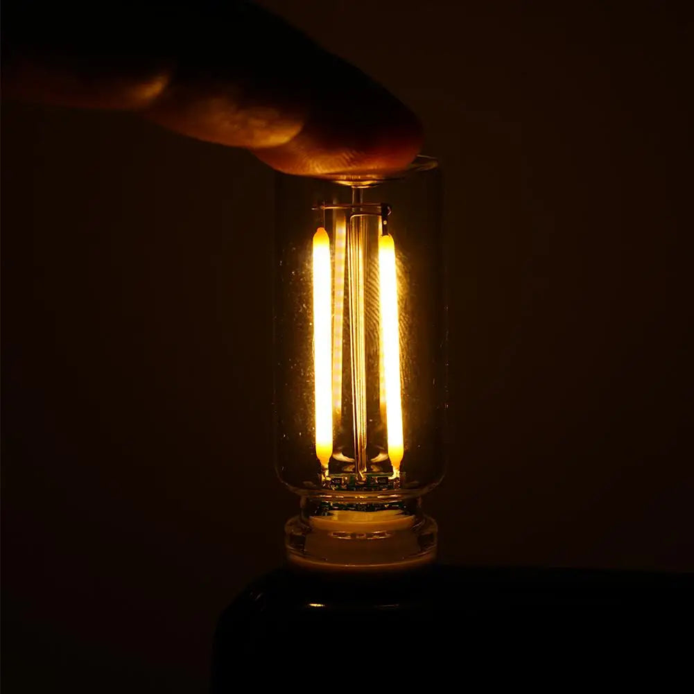 Decora herramientas USB táctil Control noche LED Luz Ambiente Lámpara incandescente Filamento LED Bombilla Decoración de dormitorio DIY
