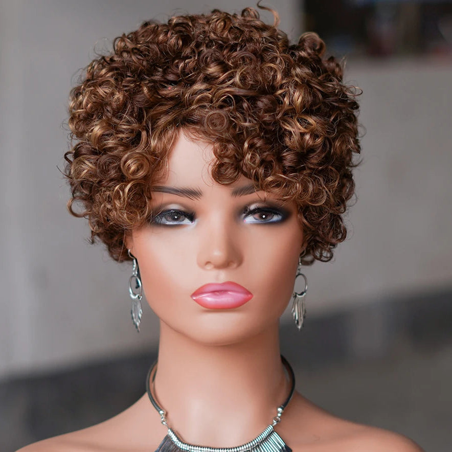 Curly Pixie Cut Wig