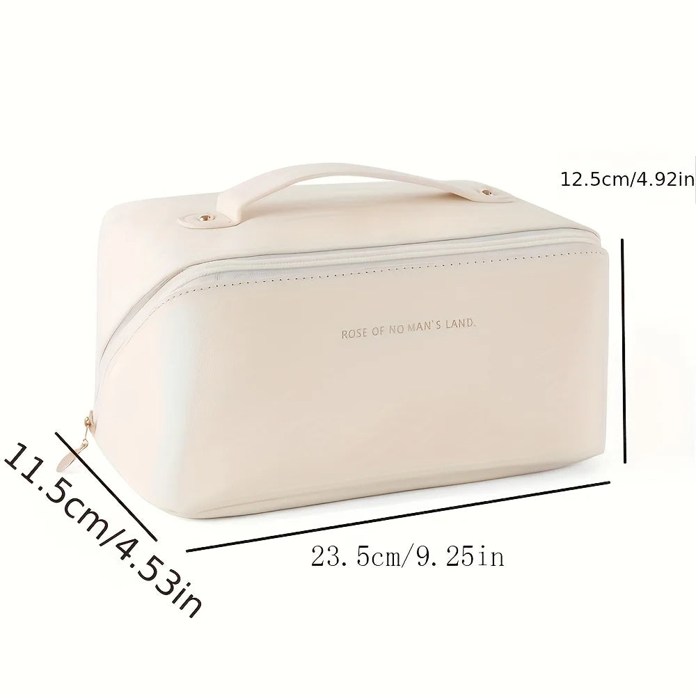 Organizador de maquillaje, bolsa de aseo para mujer, estuche de maquillaje, bolsa de almacenamiento, caja de lujo para mujer, neceser, bolsa organizadora con cremallera para viaje