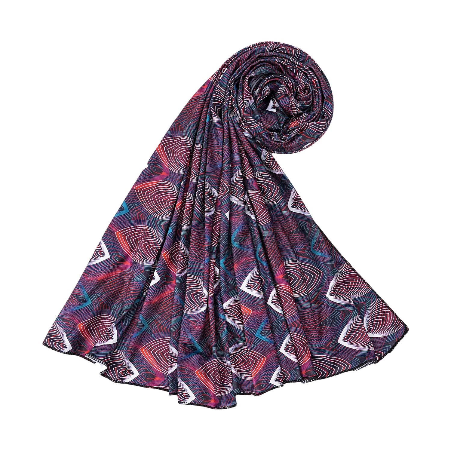 New African Pattern Headscarf Bonnet Muslim Women Turban Hijab Caps Islamic Scarf Turban Bonnet Ladies African Wrap Head Scarves