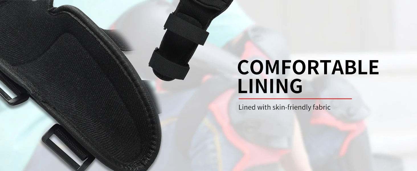 WOSAWE Ensemble de protections pour enfants, quatre genouillères, coudières, protège-coudes, pour enfants, jeunes, VTT, moto, motocross