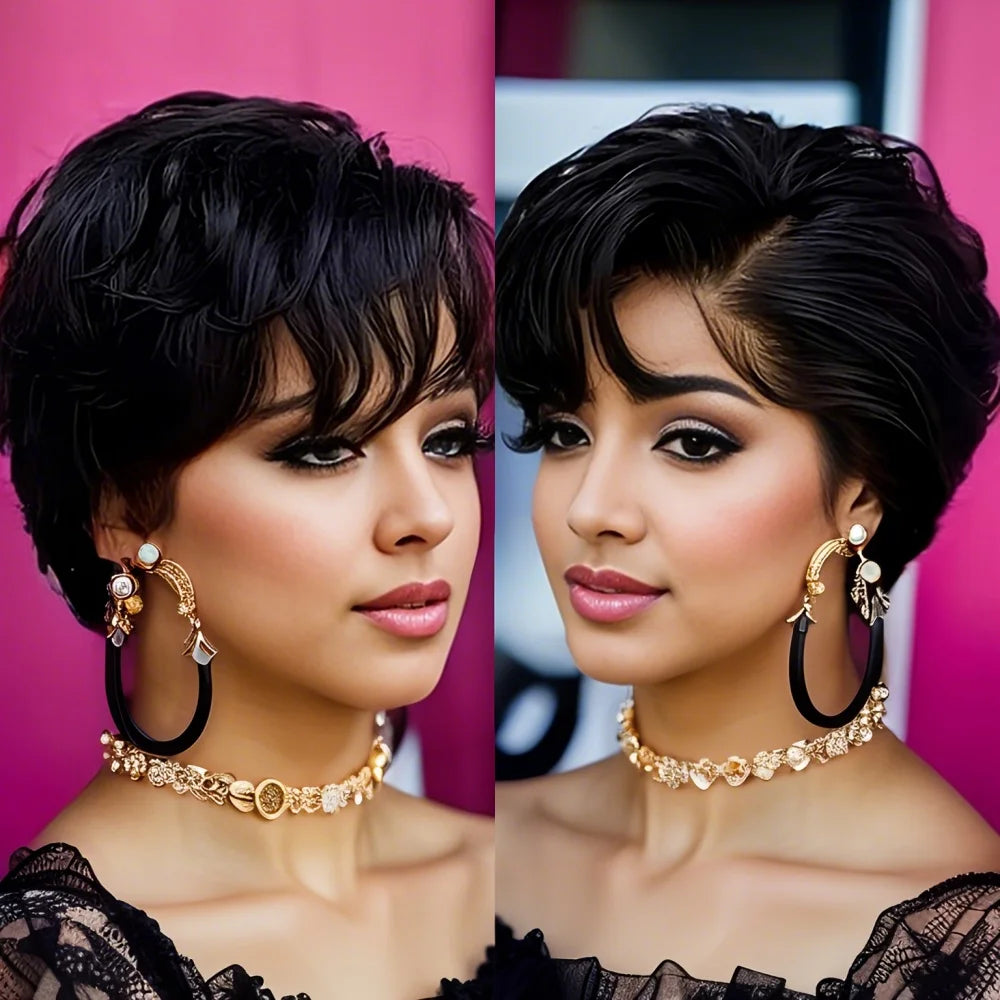 13×4 Lace Front Pixie Wig