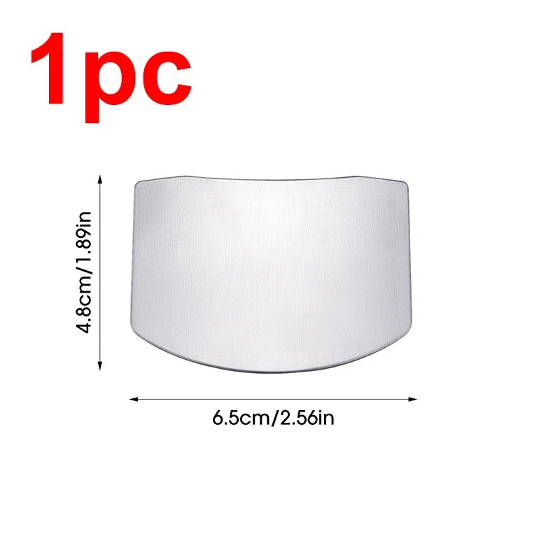 Stainless Steel Finger Guards for Cutting Assist Vegetable Slice Cutter Tool Finger Protector Knife Blade Kitchen Gadget Tools
