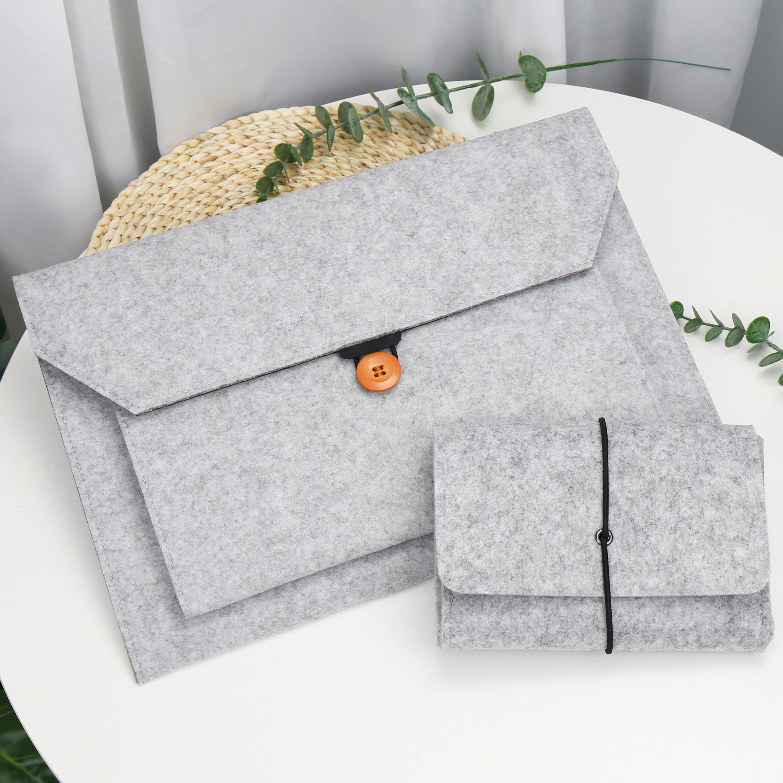 PC-veske i ullfilt til 11, 12, 13, 14, 15, 16 tommer, bærbar PC-veske til Macbook, Xiaomi, Huawei, Lenovo, Dell, ASUS, Acer