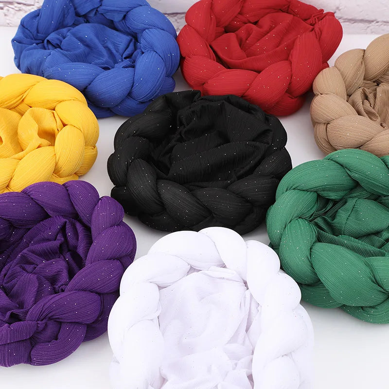 Couvre-chef africain à paillettes pour femmes, foulard, bonnet, bonnet, couvre-chef de mariage nigérian, couvre-chef de fête, chapeau