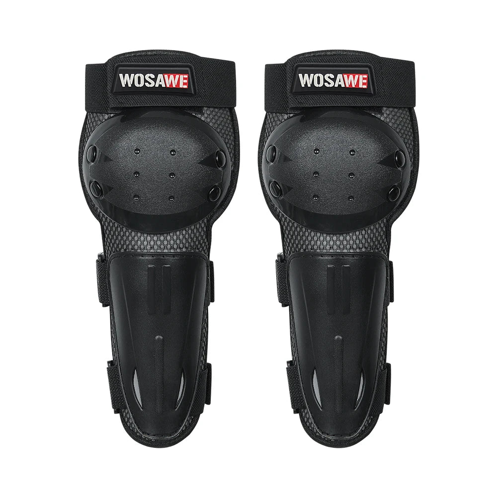 WOSAWE Ensemble de protections pour enfants, quatre genouillères, coudières, protège-coudes, pour enfants, jeunes, VTT, moto, motocross