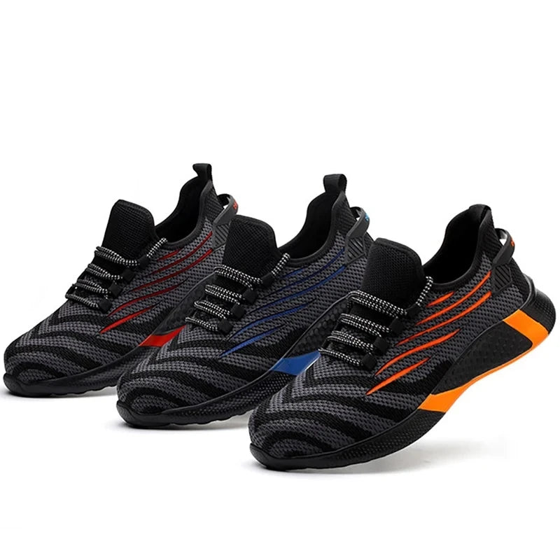 Zapatos de seguridad para hombre, calzado de trabajo antipinchazos, zapatillas de trabajo para hombre, zapatos de trabajo indestructibles, botas para hombre, calzado ligero para hombre, botas de seguridad