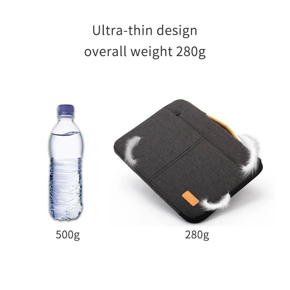 Laptopveske 14 15,6 tommers bærbar veske til Macbook HP Dell Acer støtsikker datamaskinveske reise forretningsveske herreveske