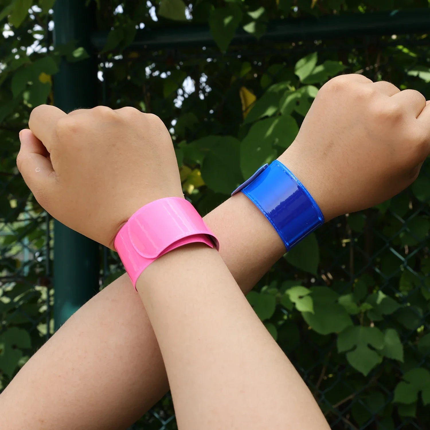 10 stk. sykkelrefleksstropper sikkerhetsbenbukser ringformet reflekterende glødstape nattsport jogging sykling reflekterende armbånd