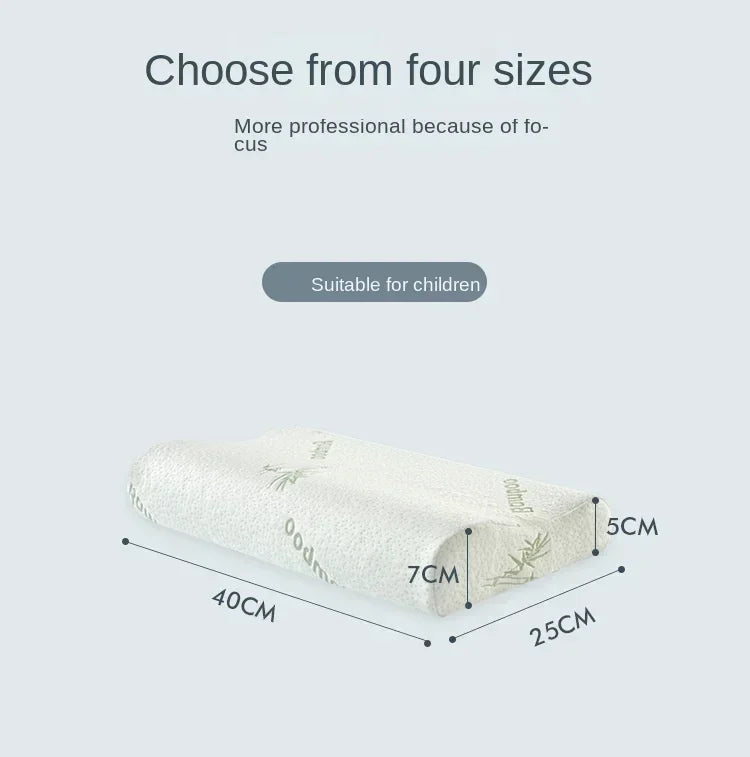 Almohada larga de espuma viscoelástica, almohada protectora cervical de rebote lento, almohada de maternidad con forma para dormir, almohadas ortopédicas