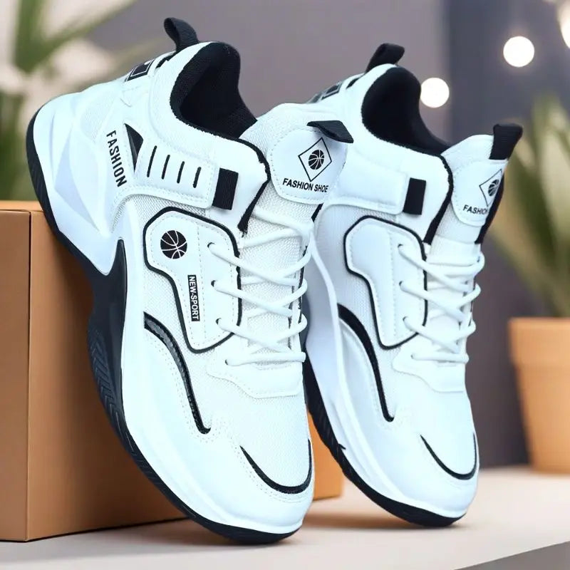 2025 Men Resistant Non-slip high-Top Gym Cushioning Shoes Mens Basketball Shoes Sneakers Breathable Sport Shoes Male Zapatillas