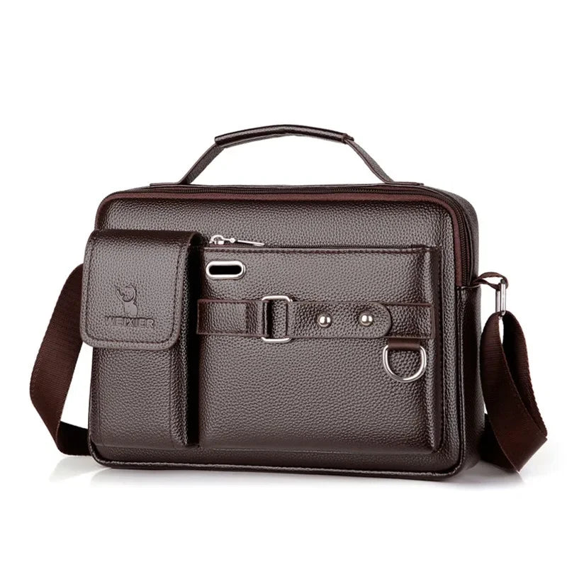 Bolsos Cruzados para Hombre Bolsos de Hombro Impermeables Multifunción Viaje Trabajo Negocios
