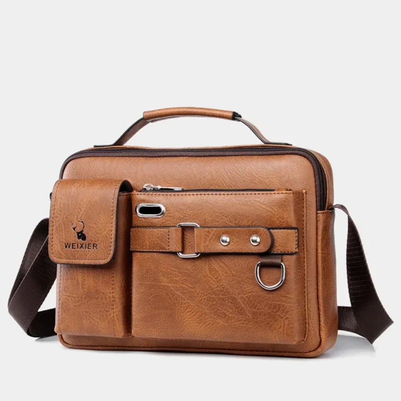 Bolsos Cruzados para Hombre Bolsos de Hombro Impermeables Multifunción Viaje Trabajo Negocios
