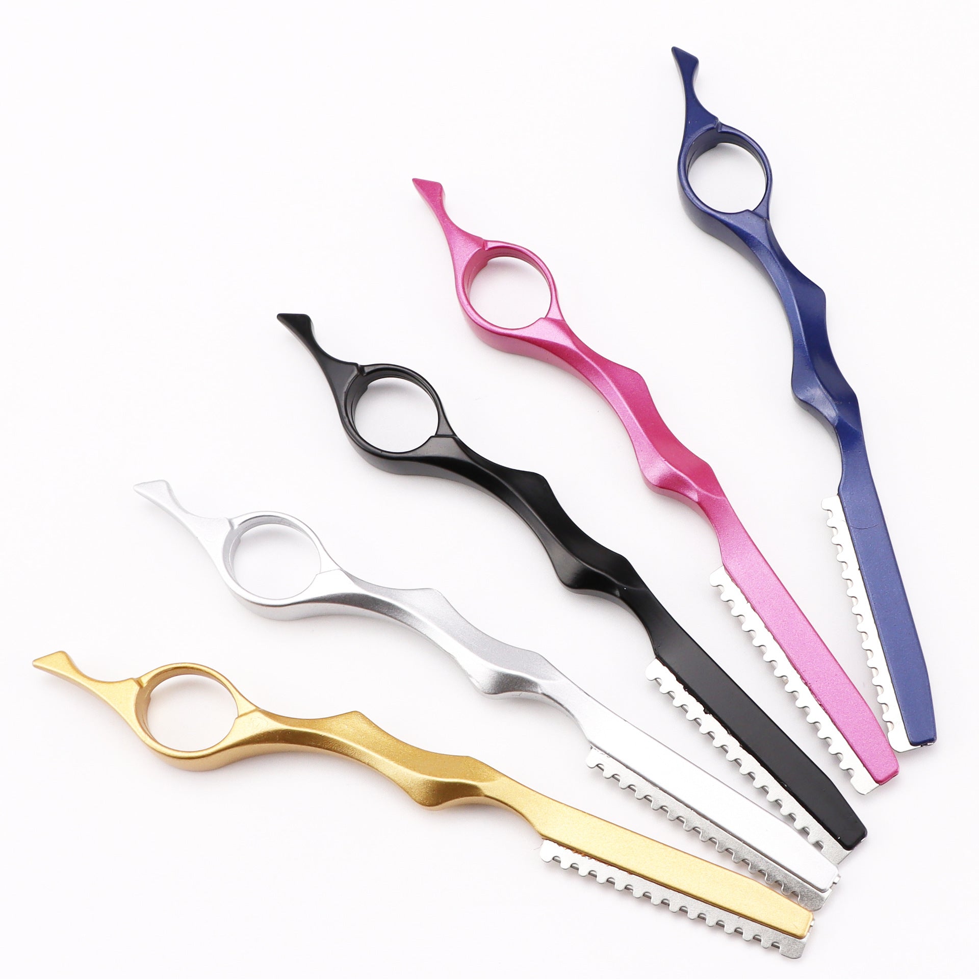 Navaja de adelgazamiento de cabello, cuchillo de corte de afeitar, adelgazador japonés de acero inoxidable, profesional, afilado, barbero, afeitadora de cabello, cuchillo de corte, herramienta de salón.