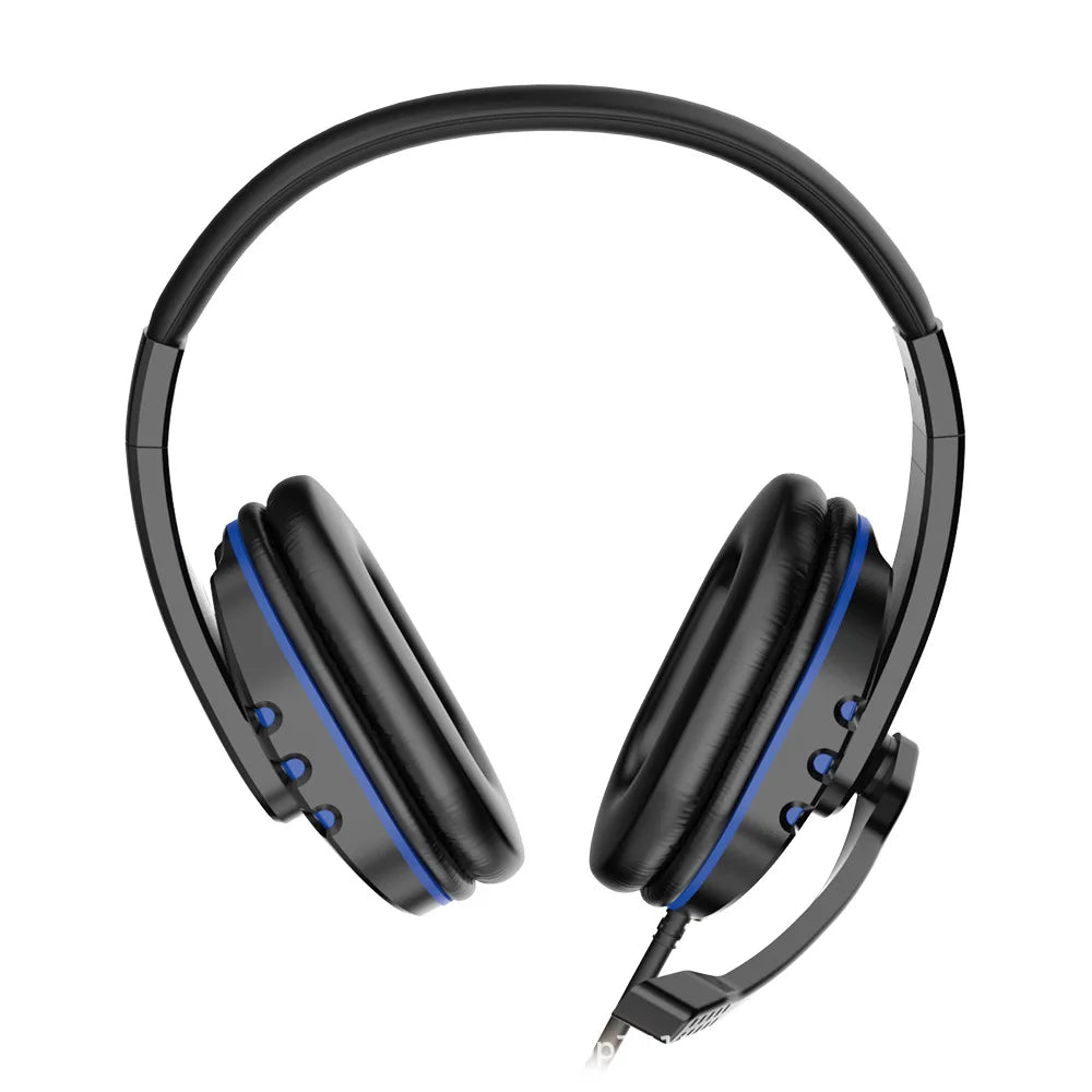 Auriculares de juego con cable de 3,5 mm, cascos de juego con cancelación de ruido, auriculares con micrófono y control de volumen para PS4 Play Station 4 PC