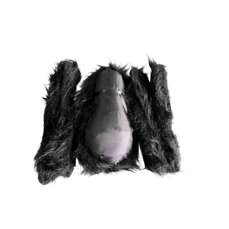 Araña Grande de Peluche de Halloween, Decoración de Halloween de Terror, Accesorio de Fiesta, Decoración Gigante de Araña para Exteriores de 30-200cm, Broma de Cámara, Araña Negra