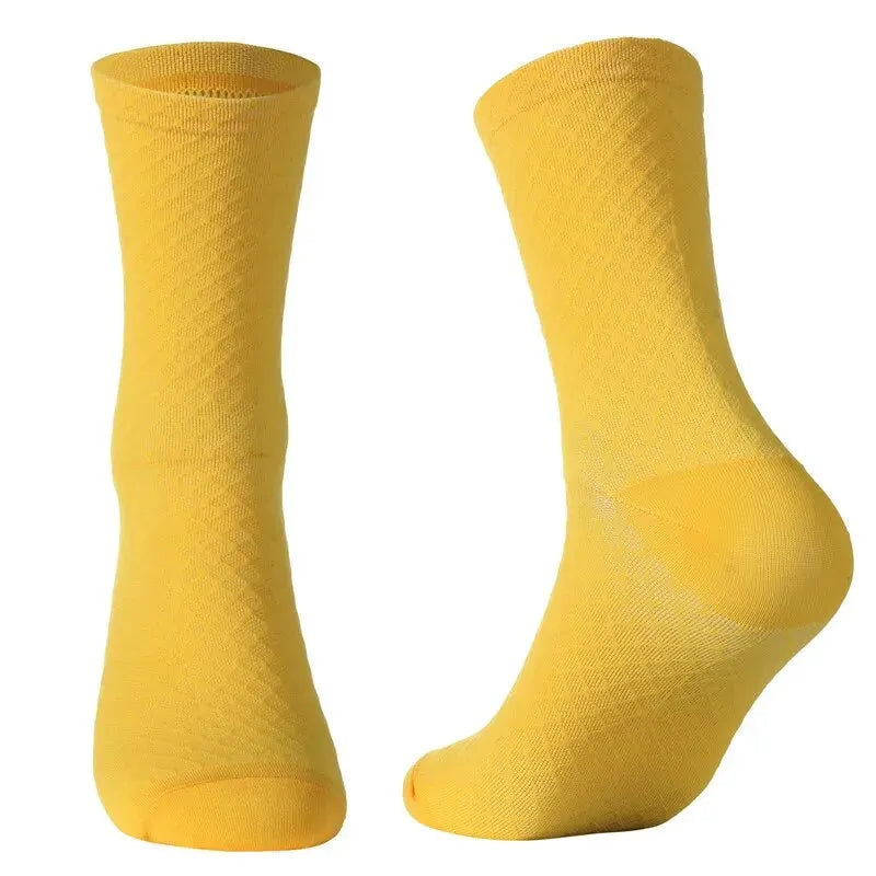 Calcetines deportivos de marca profesionales de alta calidad 2023, transpirables, para ciclismo de carretera, para deportes al aire libre, para carreras