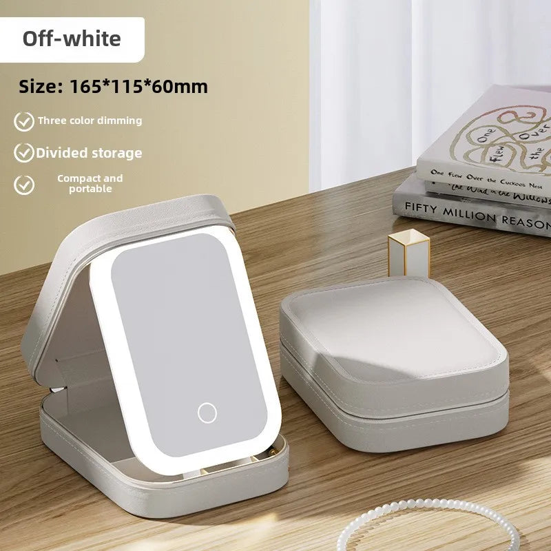LED Makeup Bag with Mirror