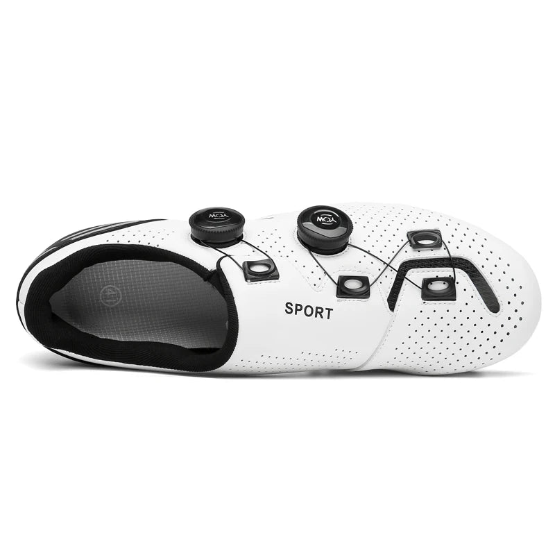 Zapatillas de Ciclismo de Velocidad, Zapatillas de Ciclismo de Carretera para Hombres y Mujeres, Zapatillas de Ciclismo de Ruta, Zapatillas de Ciclismo de Carreras Autoblocantes para Shimano