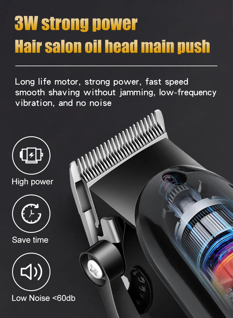 máquina cortapelos, cortadora de pelo profesional, recortadora de barba para barbería, afeitadora eléctrica para hombre, electrodoméstico