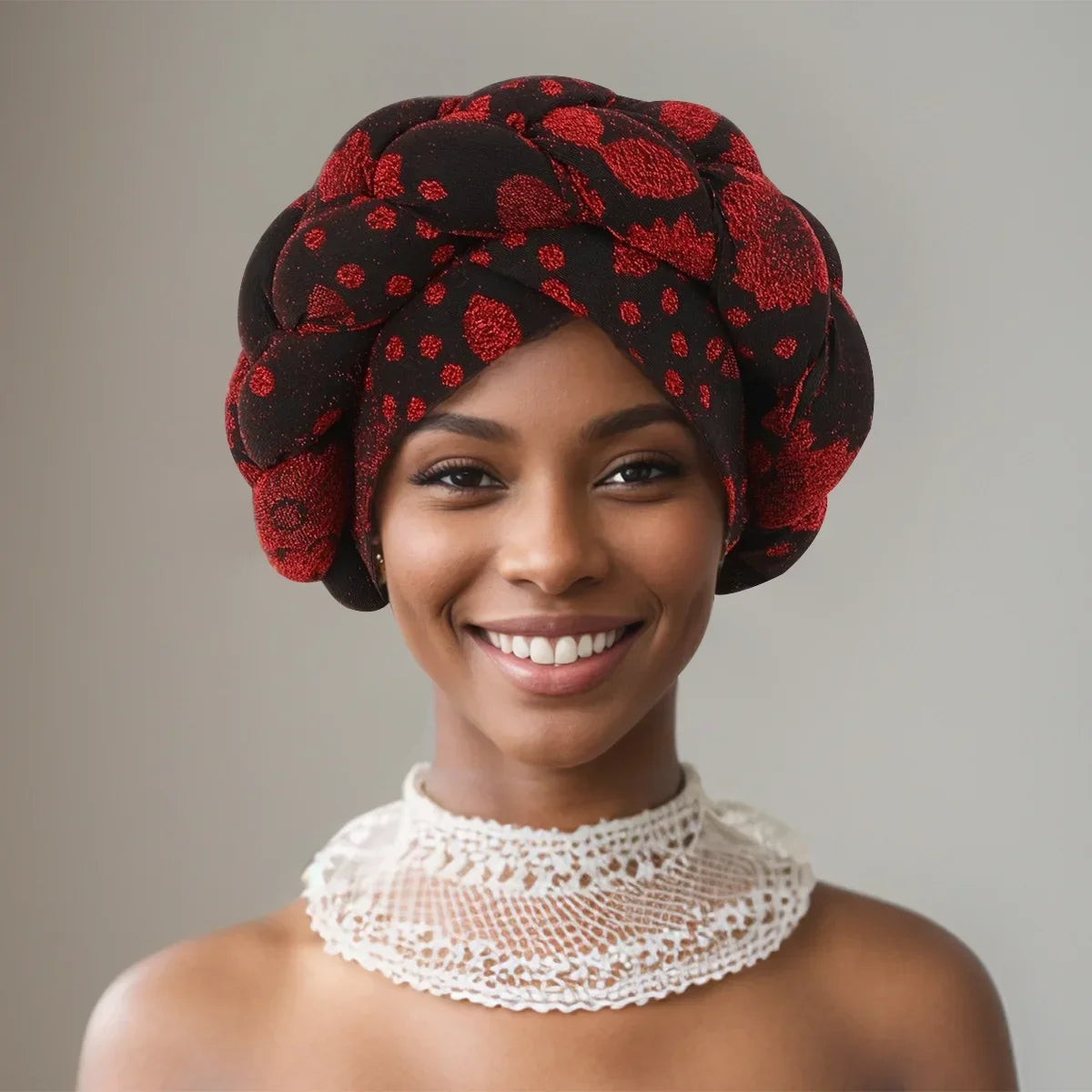 Gele Headtie Already Made African Head Wraps for Women Turban Femme Gelee Nigerian Aso Oke Bonnet Femme Diamonds Headtie 2025