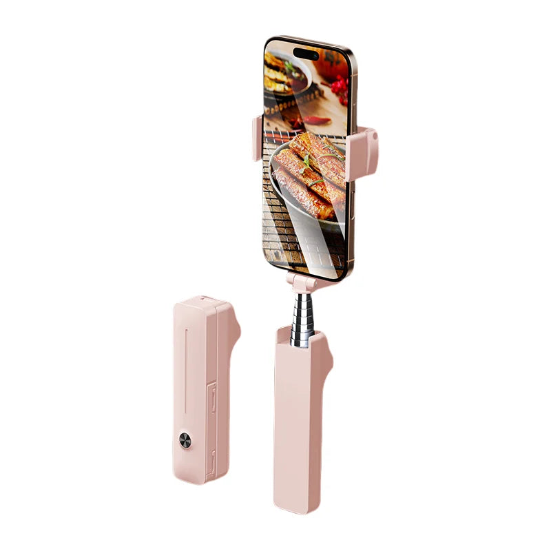Mini perche à selfie Bluetooth, support de téléphone pliable rotatif à 360° pour diffusion en direct et photographie (compatibilité universelle)