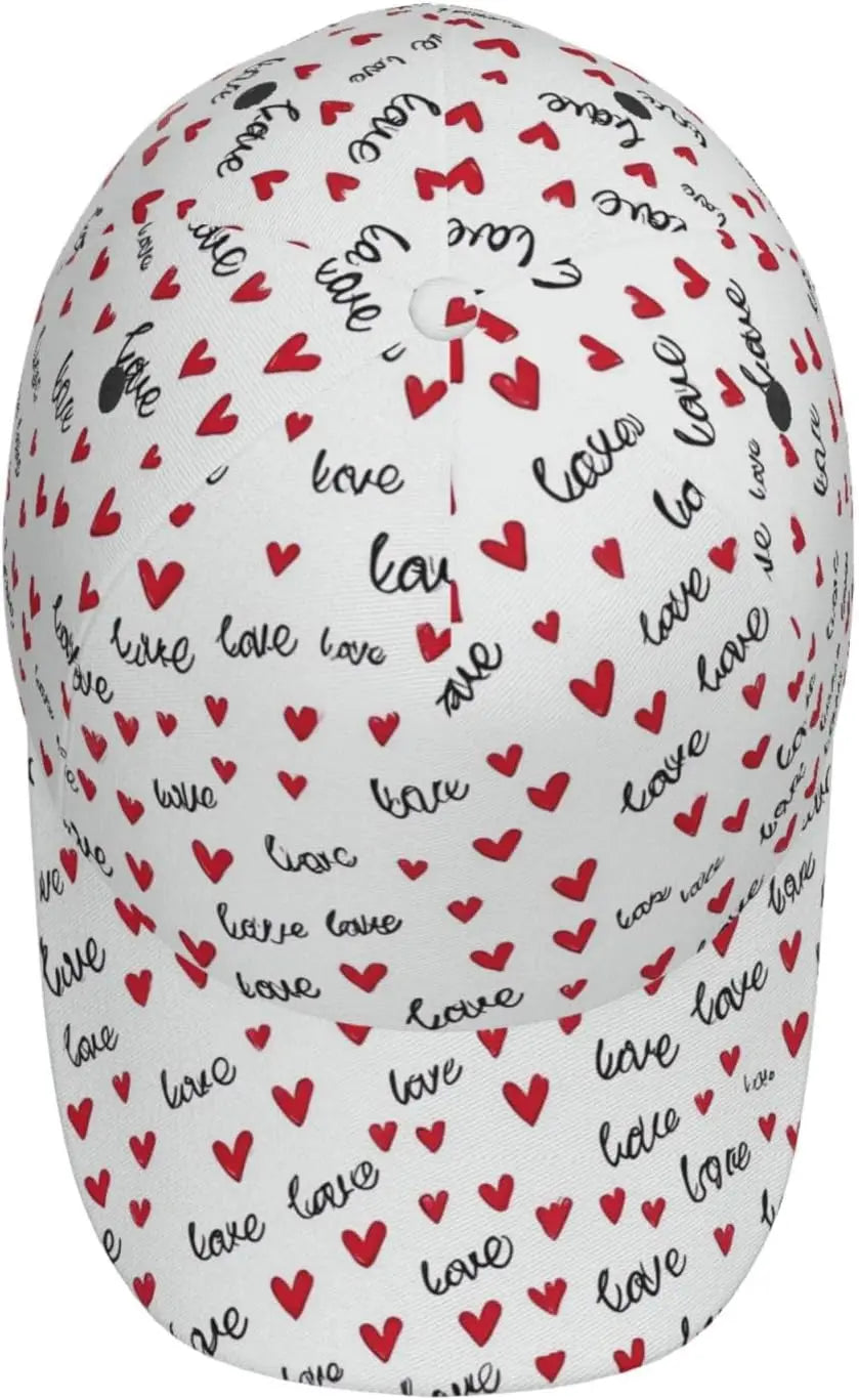Gorra de béisbol de corazón