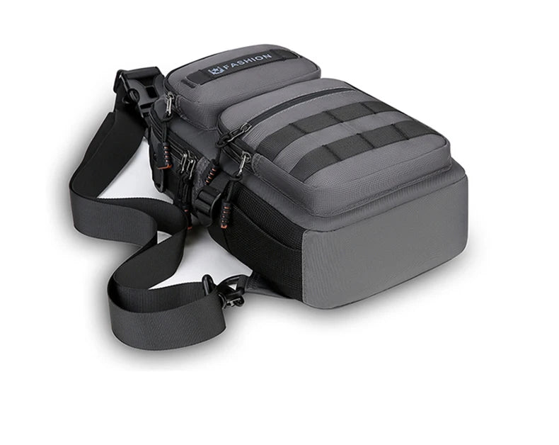 Sac de poitrine de randonnée, sac à dos de voyage multifonctionnel Molle, sac à main léger, pochette pour équipement d'escalade de cyclisme en plein air, grand sac amusant