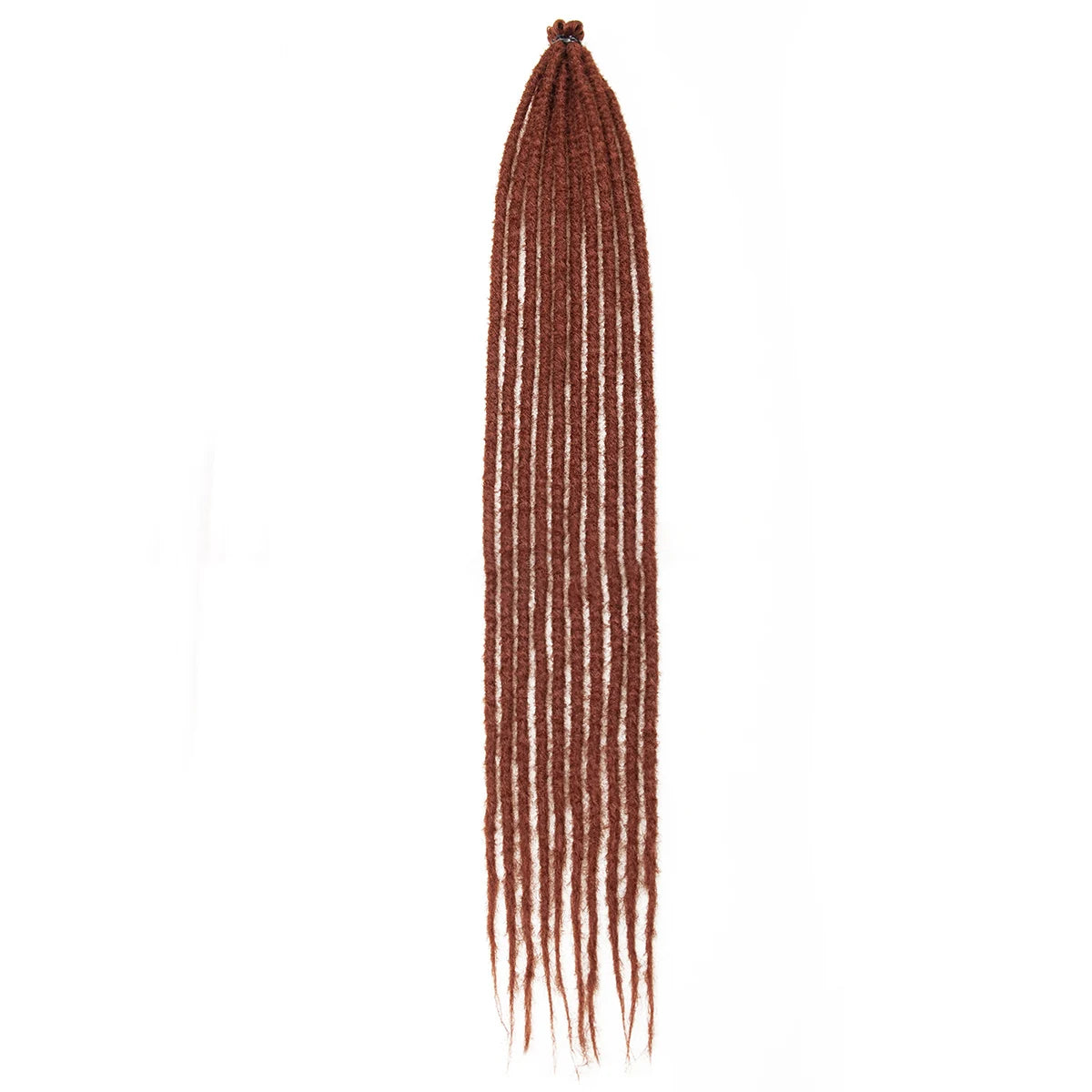 24" synthetic braid extension 10 strands/pack Artificial Locs crochet hair female hippie style African black reggae braid wig