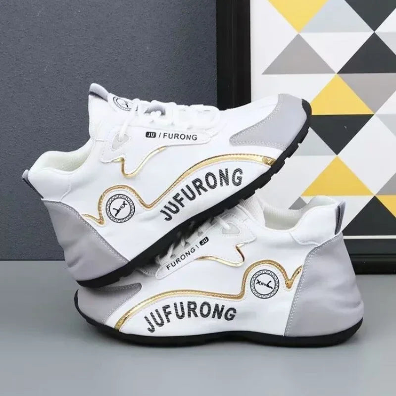 Herre Luksus Sneakers Sportssko Dame Uformelle Sneakers Tykke Sneakers Par Nye Designer Myksålede Løpesko i Skinn